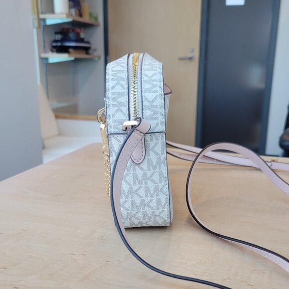 Michael Kors Jet Set Large Logo Crossbody Bag - Picture 3 of 11